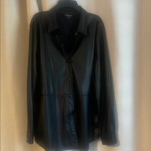 Liverpool Midnight Black Leather Jacket